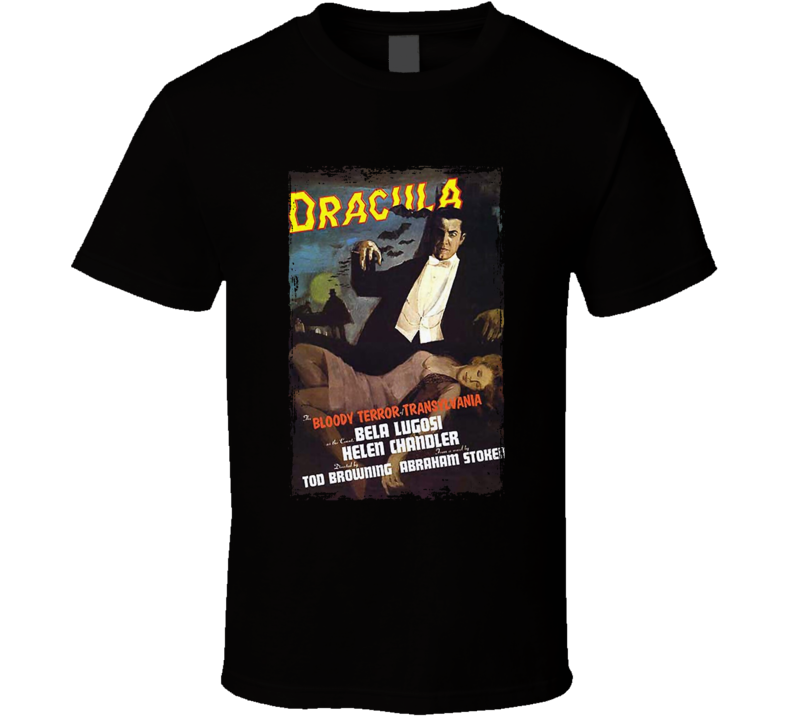 Dracula The Bloody Terror Of Transylvania Movie T Shirt