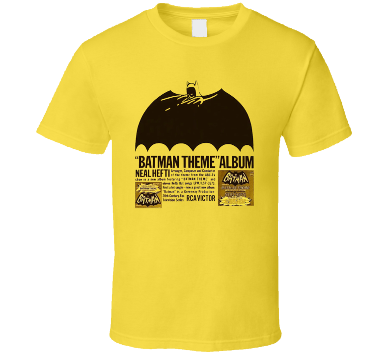 Batman Theme Album Neal Hefti T Shirt