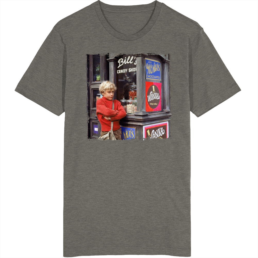 Willy Wonka And The Chocolate Factory Charlie Candy Shop T Shirt