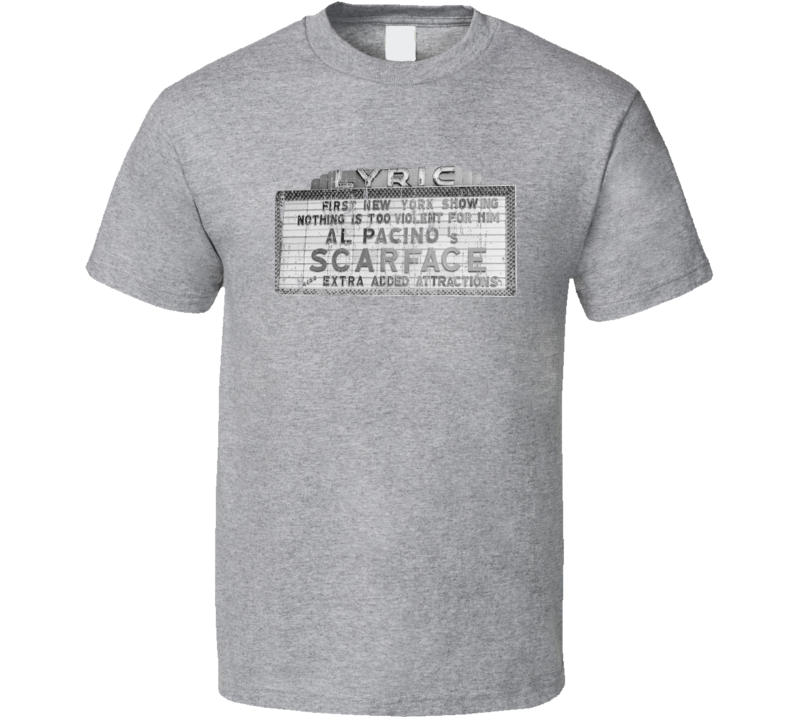 Scarface Retro Theater Marquee T Shirt