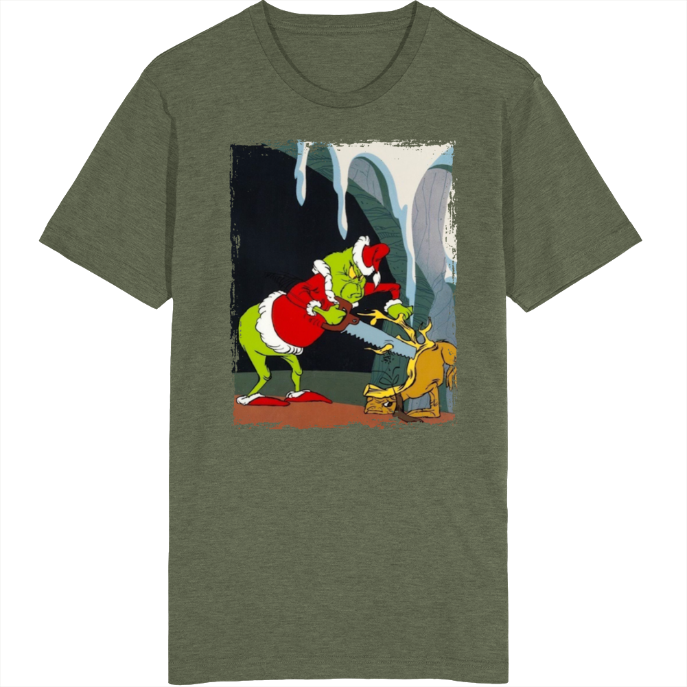 The Grinch Who Stole Christmas Making Antlers T Shirt
