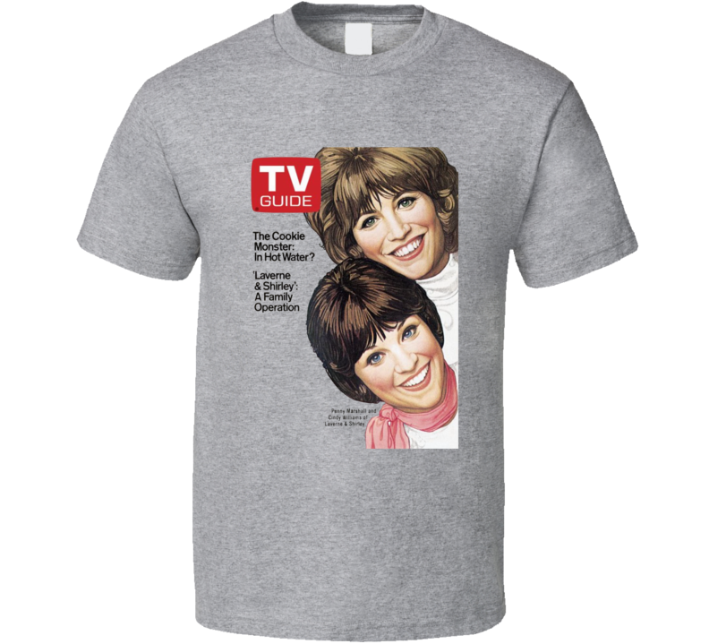 Laverne And Shirley Tv Guide Cover T Shirt