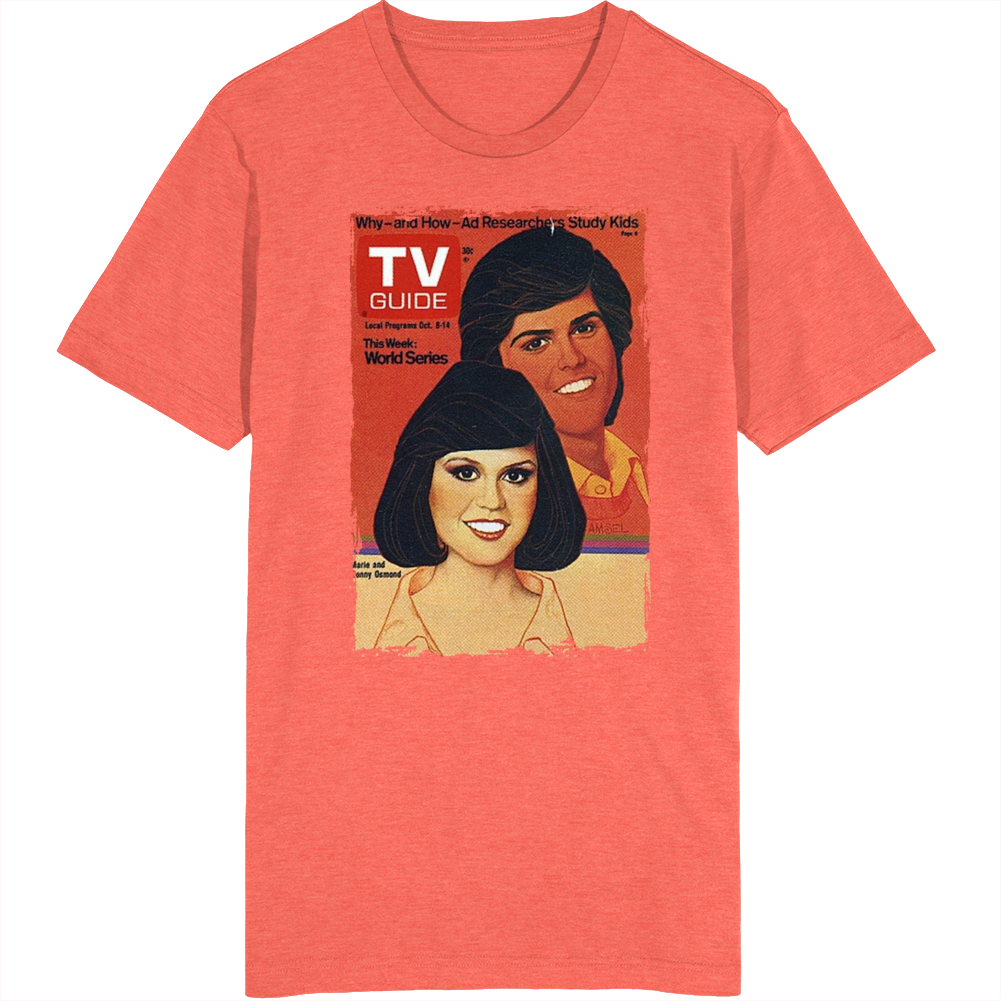 Donnie And Marie Tv Guide Cover T Shirt