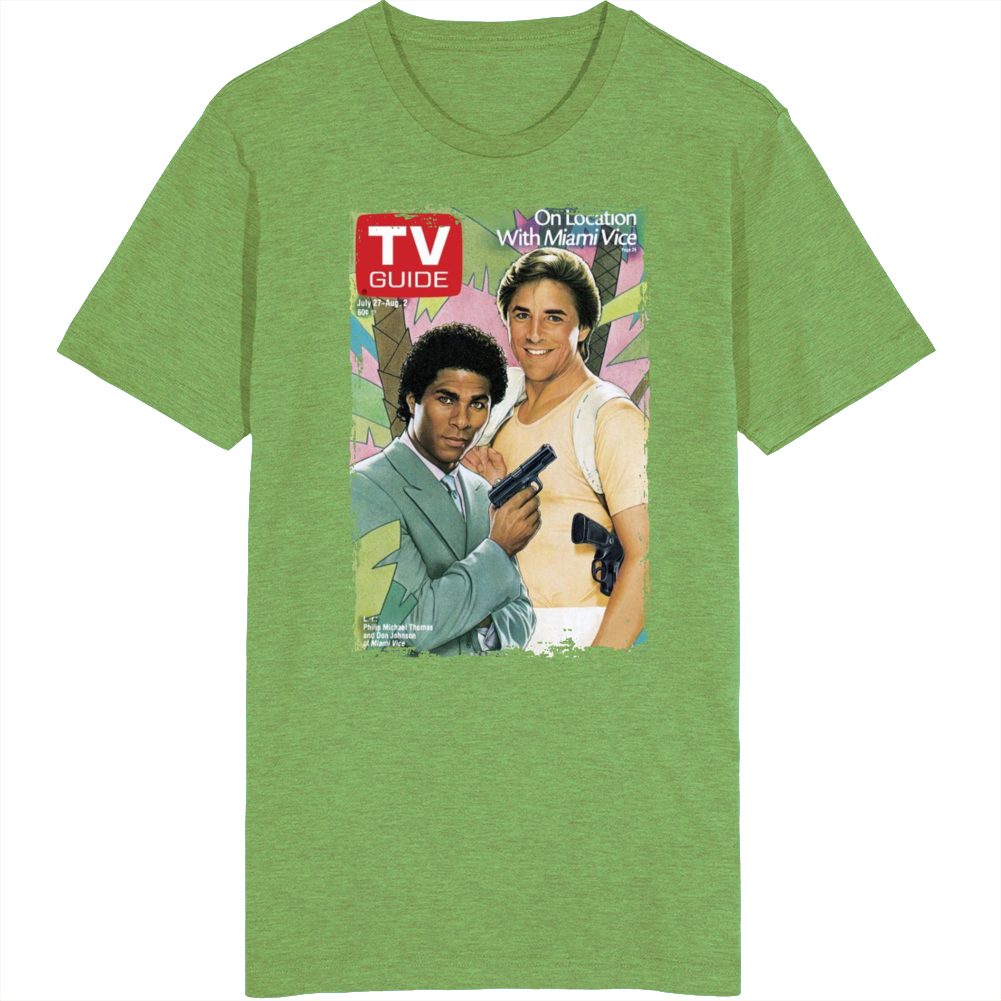 Miami Vice Tv Guide Cover T Shirt