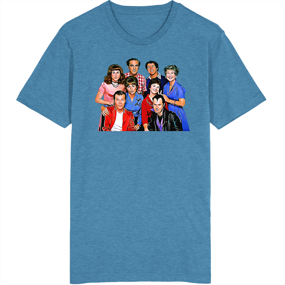 Laverne And Shirley Cast 70s Tv T Shirt