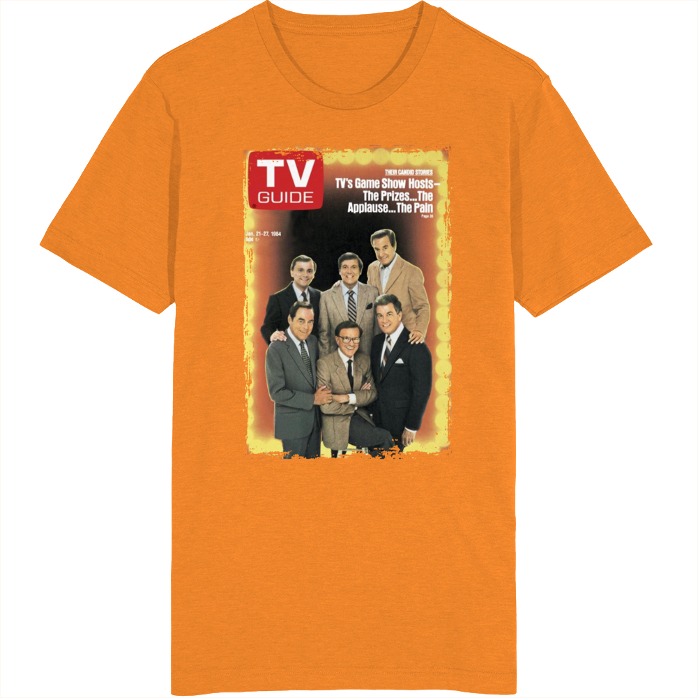 Game Show Hosts Tv Guide Cover T Shirt