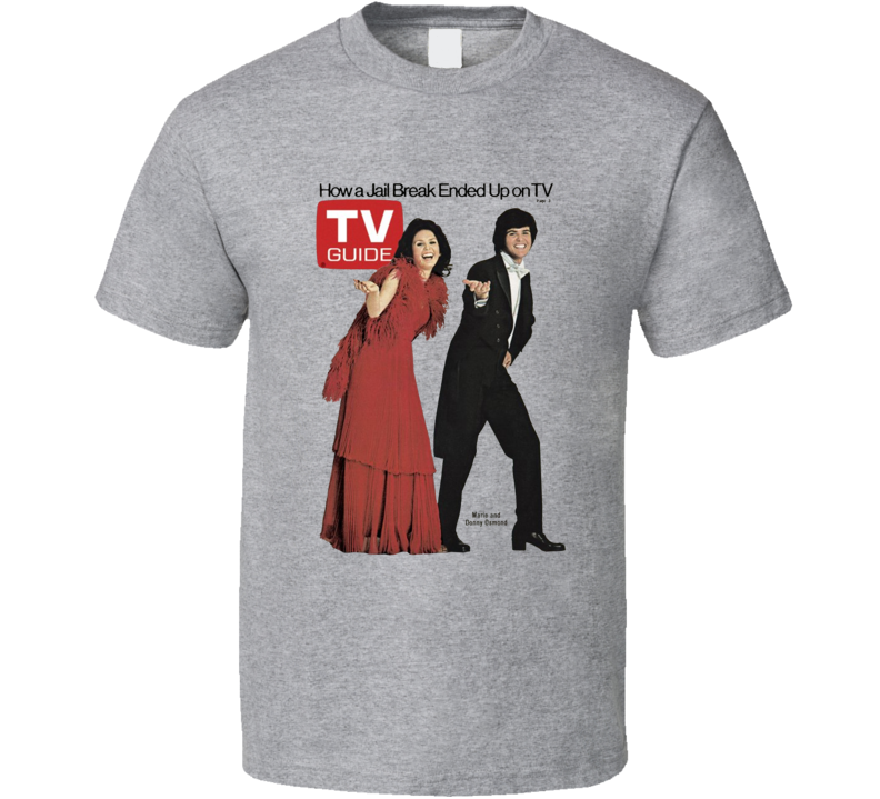 Donnie And Marie Tv Guide Cover August 1976 T Shirt