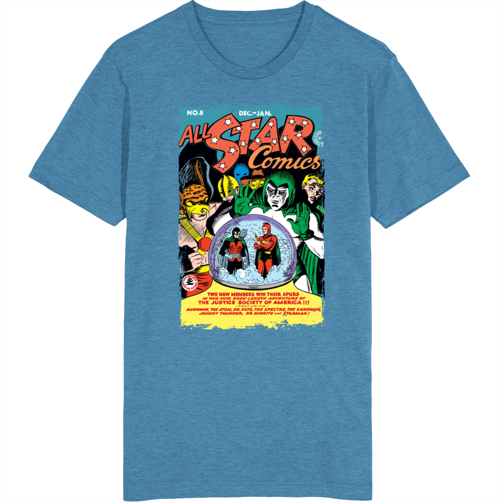 All Star Comics Issue No 8 T Shirt
