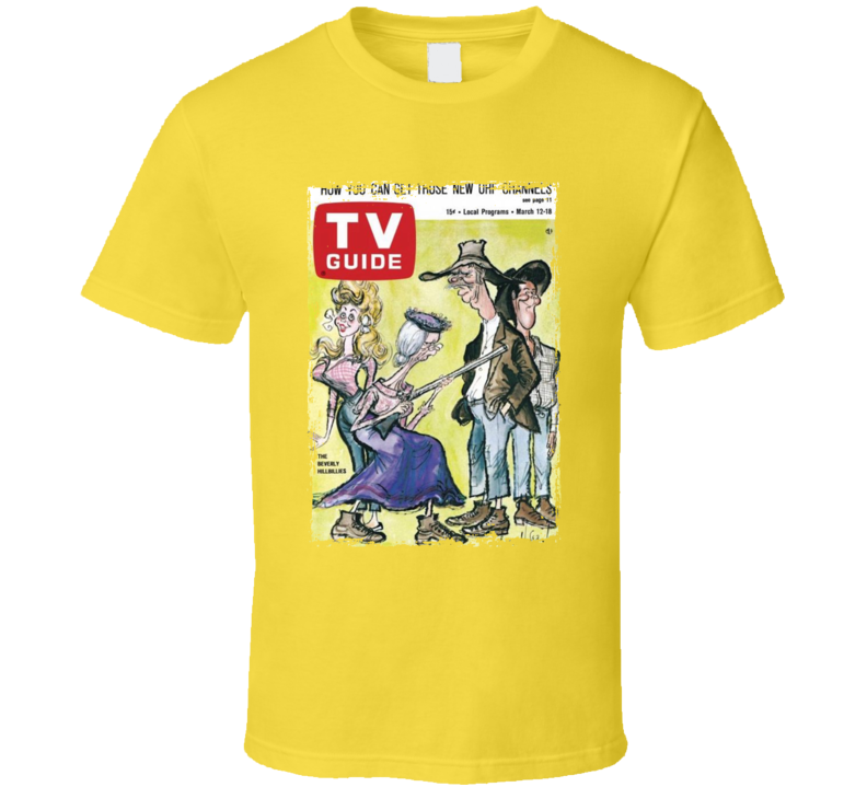 The Beverly Hillbillies Tv Guide T Shirt