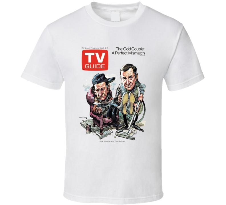 The Odd Couple Tv Guide Cover T Shirt