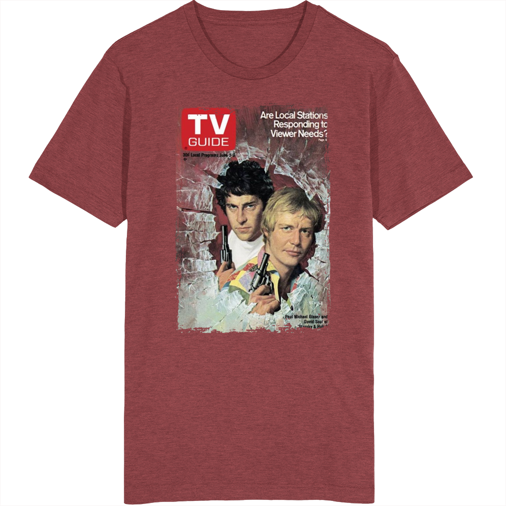 Starsky And Hutch Tv Guide Cover T Shirt