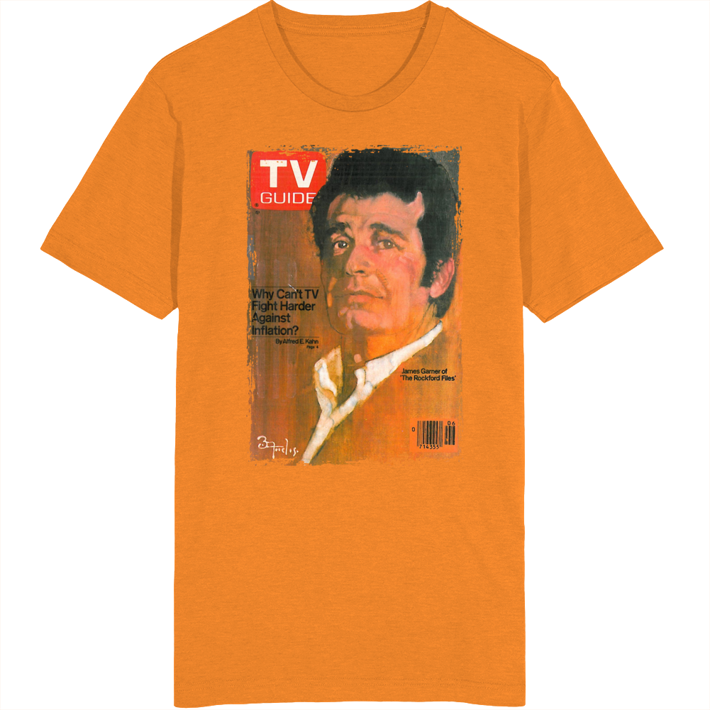 The Rockford File James Garner Tv Guide Cover T Shirt