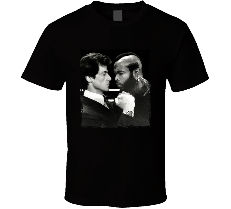 Mr T Stallone Rocky 3 Boxing Movie Fan T Shirt