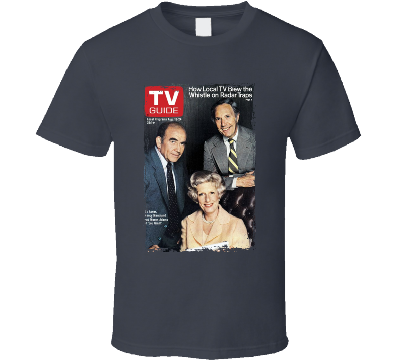 Lou Grant Ed Asner Tv Guide Cover T Shirt
