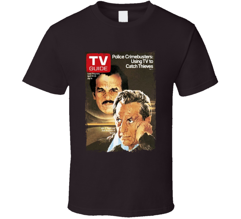 Quincy Jack Klugman Tv Guide Cover T Shirt