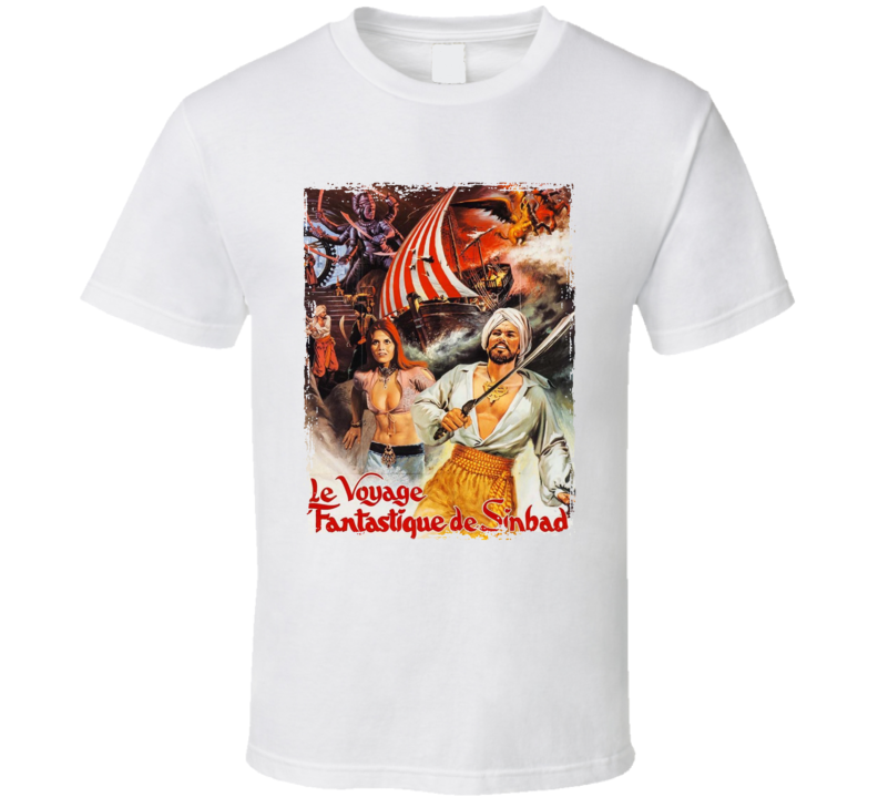 Le Voyage Fantastique De Sinbad French Movie T Shirt