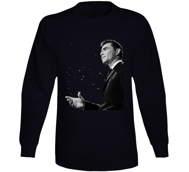 Rod Serling The Twilight Zone Scifi Long Sleeve T Shirt