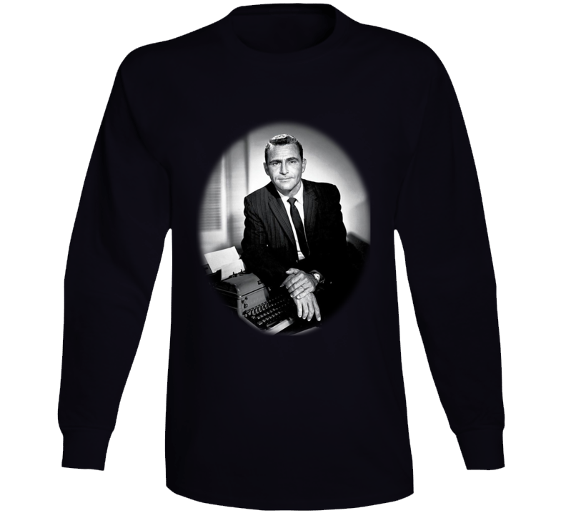 Rod Serling The Twilight Zone Narrator Long Sleeve T Shirt