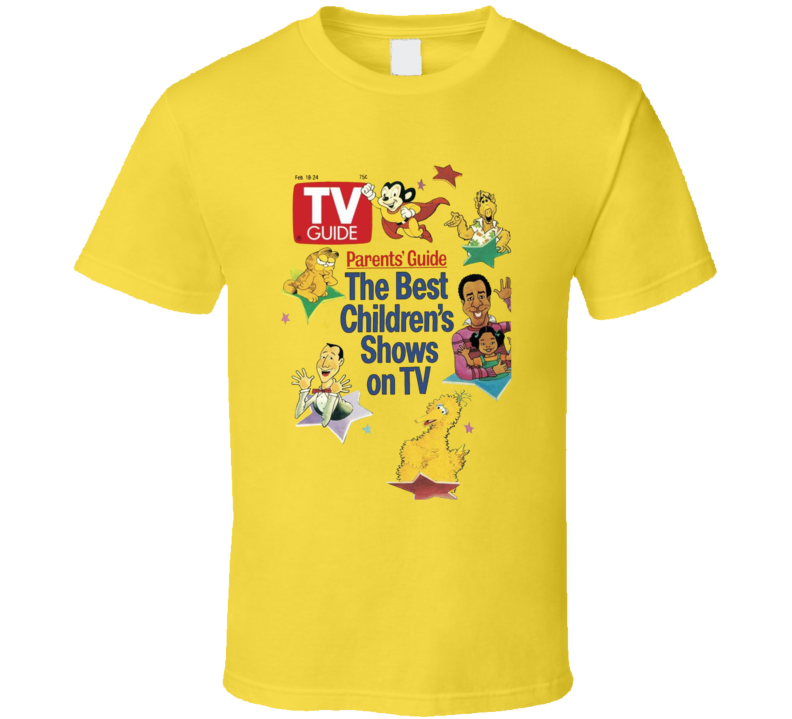 The Best Children's Shows On Tv Magazine Cover T Shirt