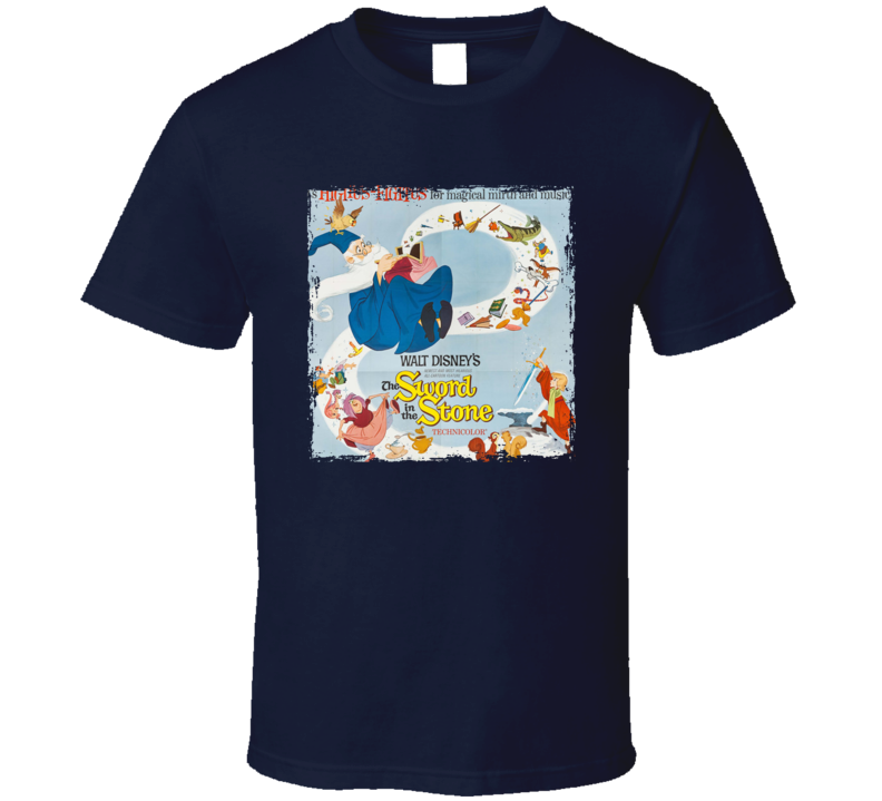 The Sword In The Stone Animated Movie T Shirt