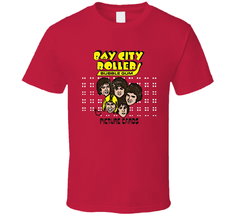 Bay City Rollers Bubble Gum Picture Cards T Shirt