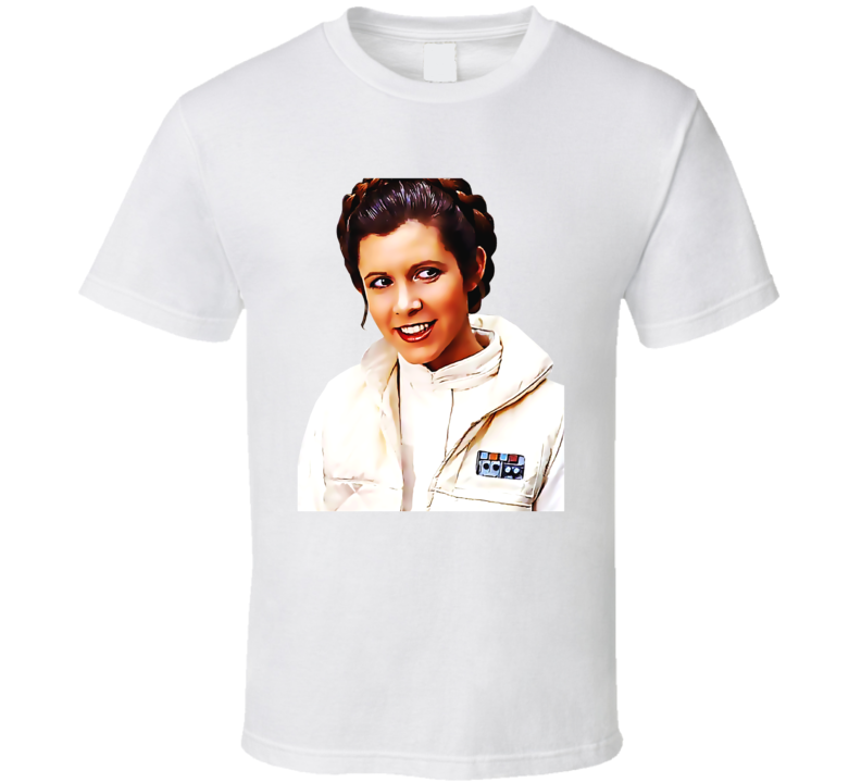 Carrie Fisher Star Wars Movie T Shirt