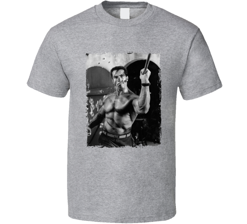 Commando Schwarzenegger Movie Fan T Shirt