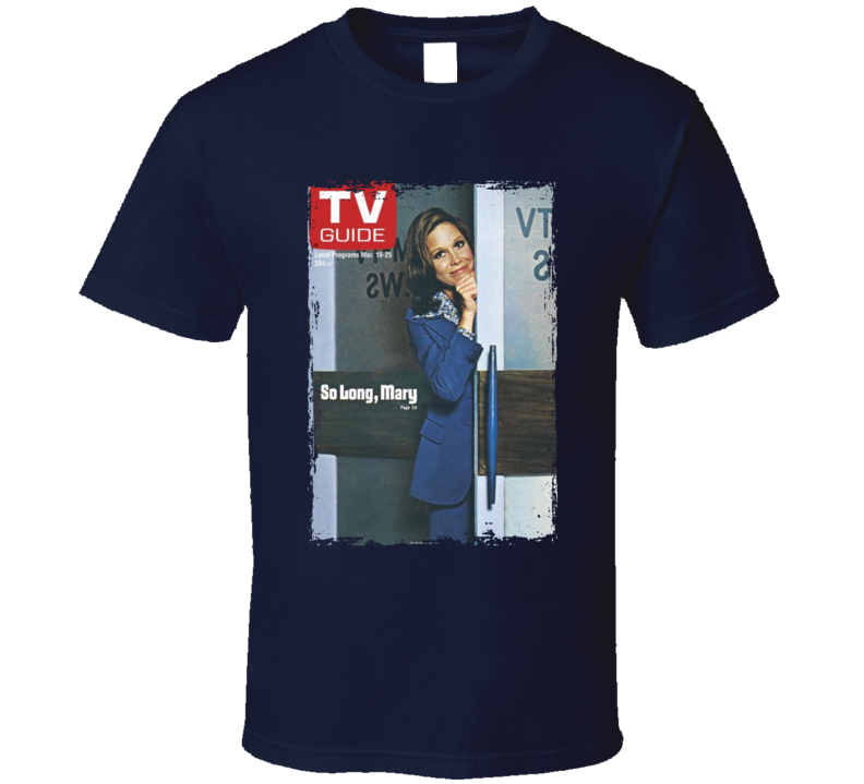 Mary Tyler Moore So Long Tv Magazine T Shirt