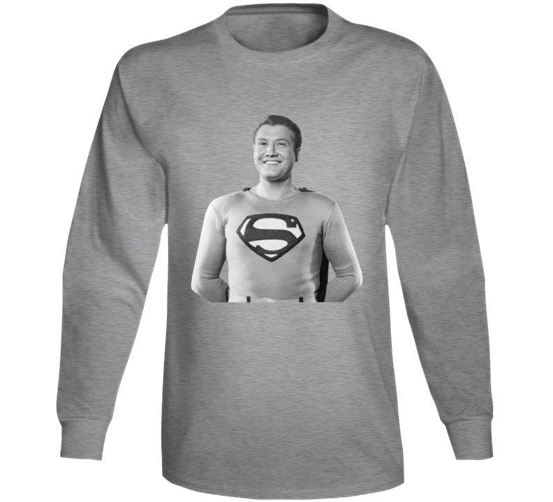 George Reeves Superman Tv Series Long Sleeve T Shirt
