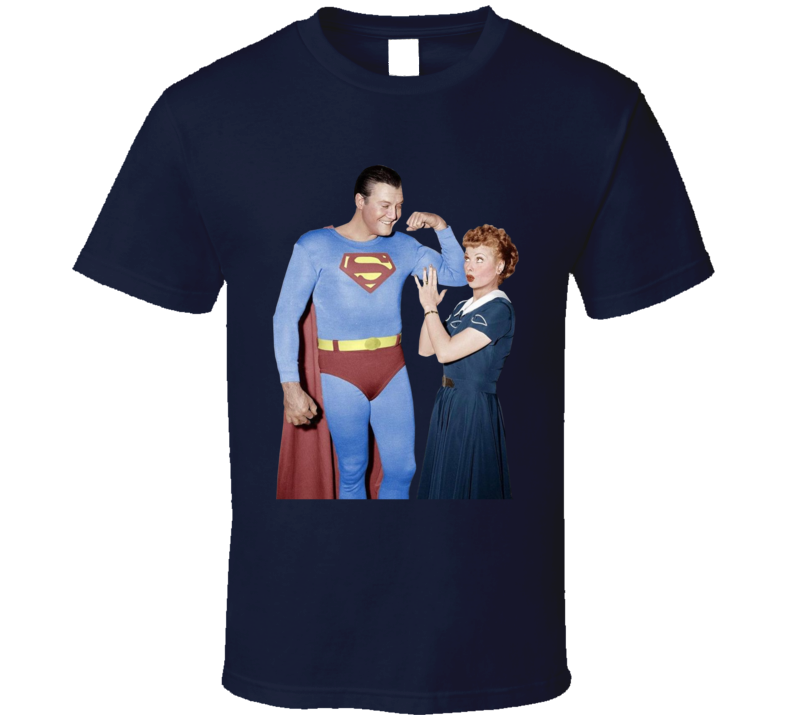 George Reeves Lucille Ball Superman T Shirt