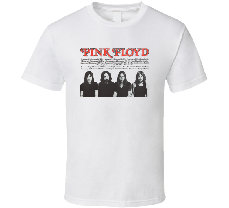 Pink Floyd 1977 German Tour T Shirt