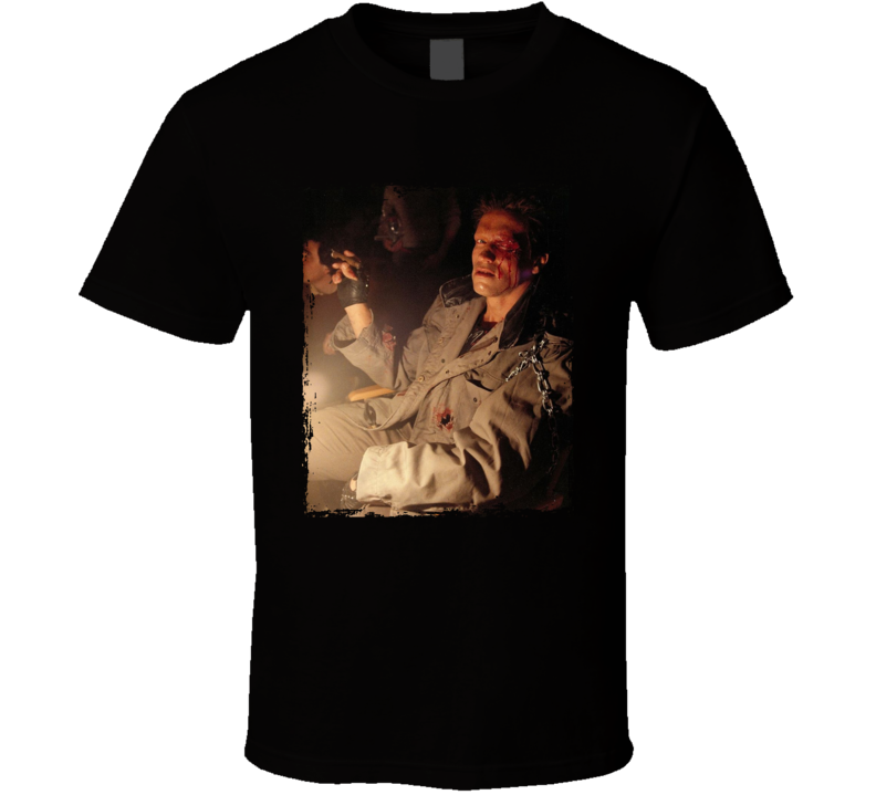 Terminator Schwarzenegger Cigar Smoking T Shirt