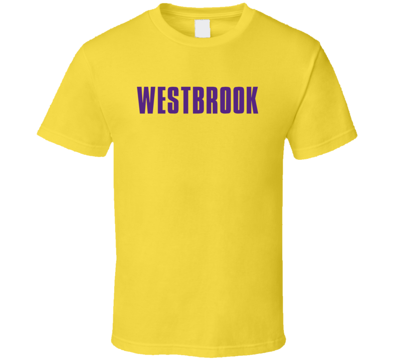 Westbrook Russell Westbrook Basketball T Shirt