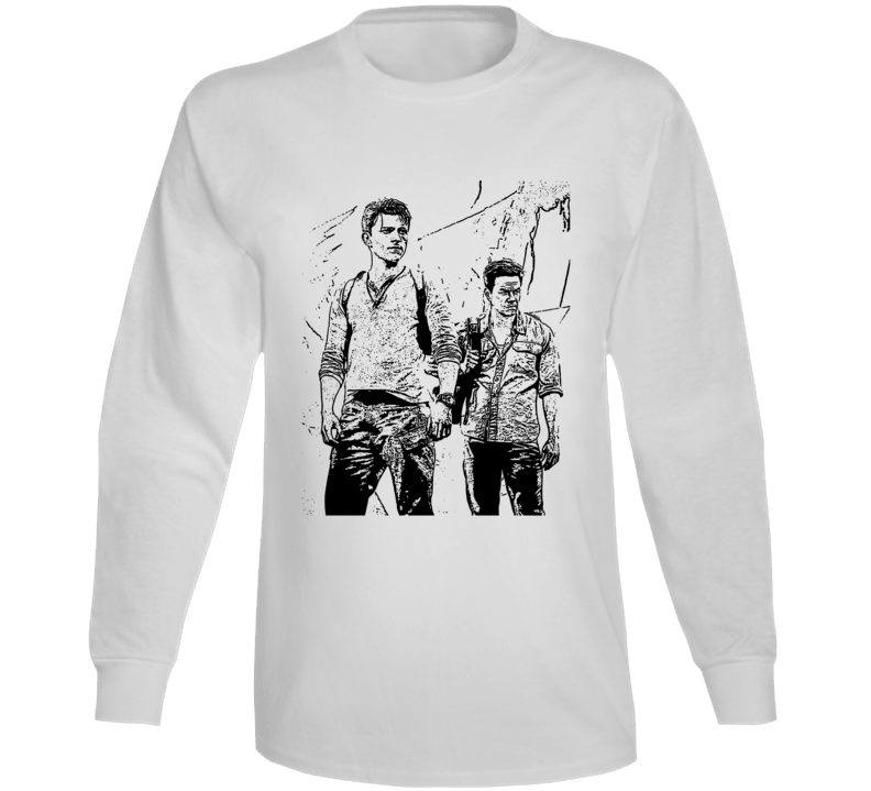 Uncharted Holland Wahlberg Movie Long Sleeve T Shirt