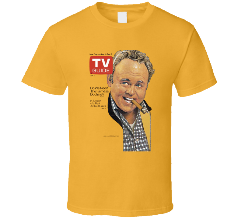 Carroll O'connor Tv Magazine Cover T Shirt