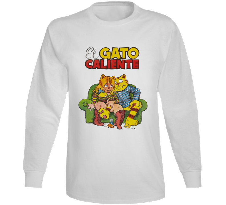 Fritz The Cat El Gato Caliente Spanish Long Sleeve T Shirt