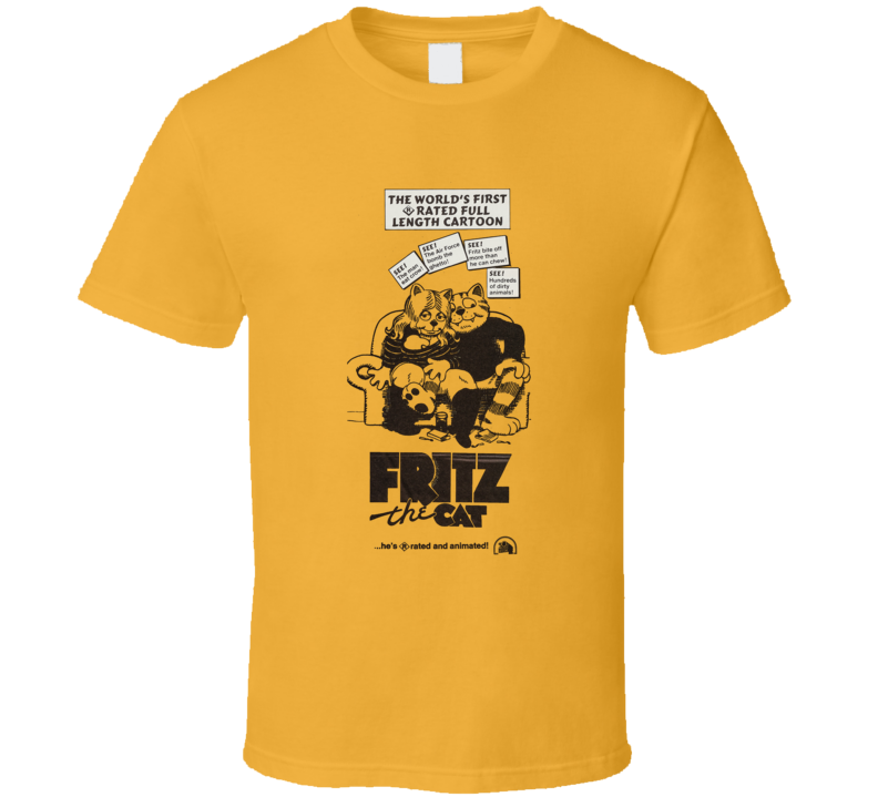 Fritz The Cat R Rated Cartoon T Shirt