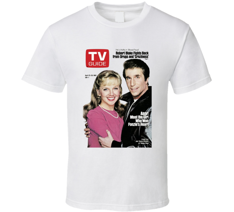 Happy Days Purl Winkler Tv Magazine Cover T Shirt