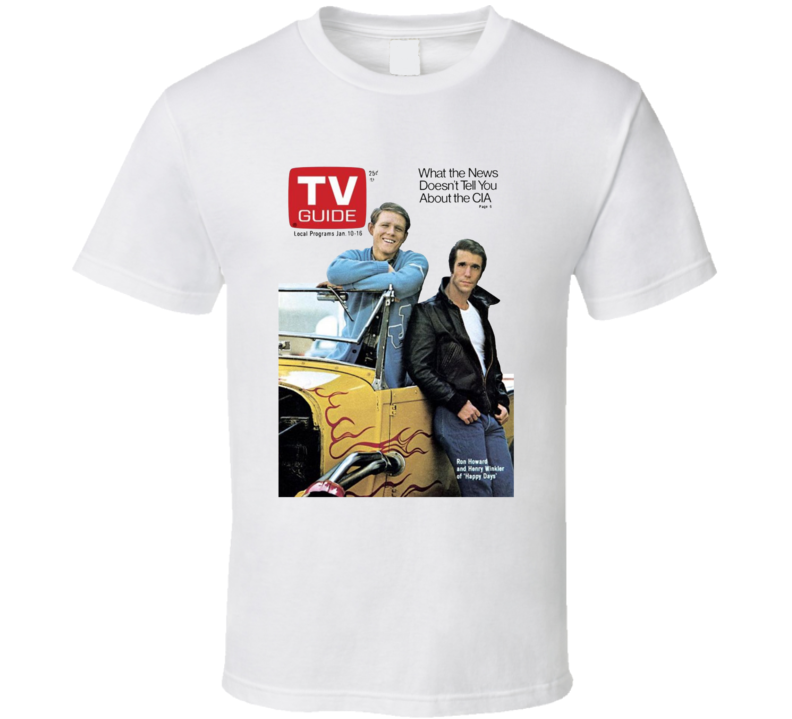 Happy Days Howard Winkler Tv Magazine Cover T Shirt