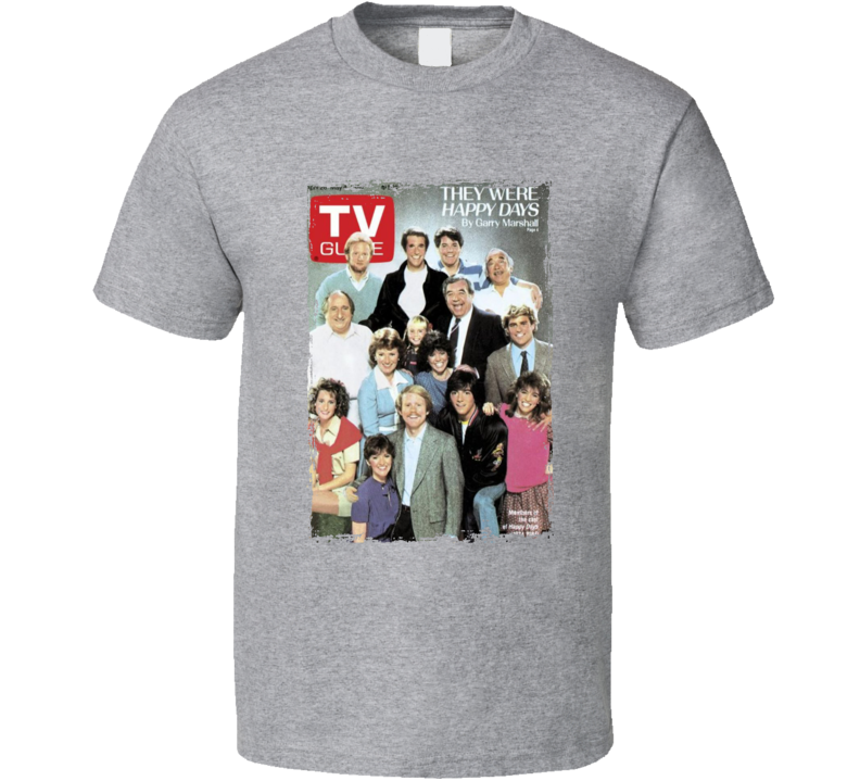 Happy Days Cast Tv Magazine Cover T Shirt