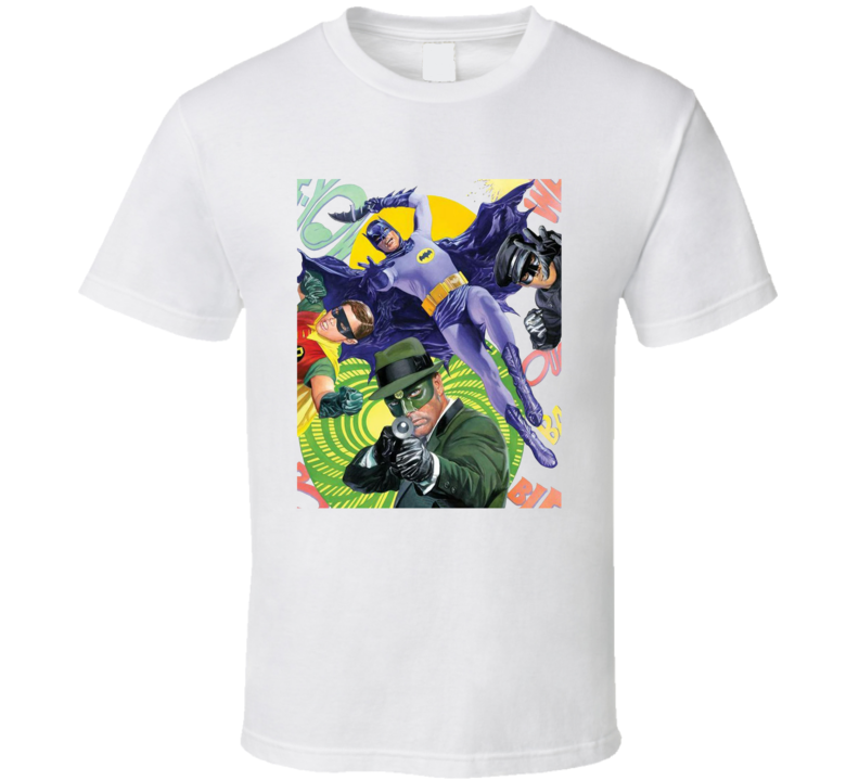 Batman Robin And The Green Hornet Mashup T Shirt