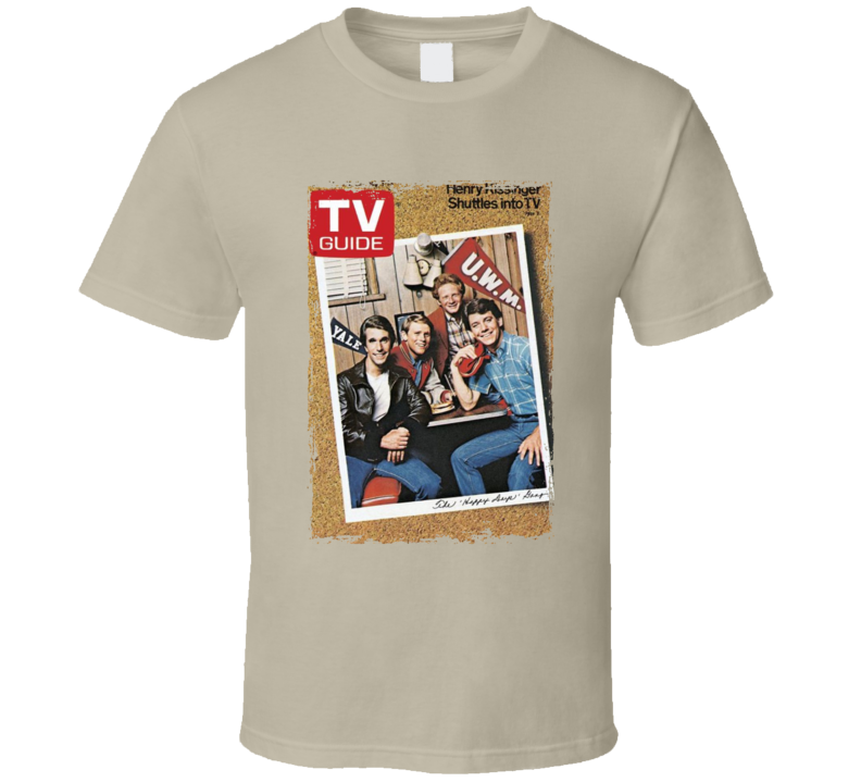 Happy Days Richie Fonz Potsie Ralph Tv Magazine Cover T Shirt