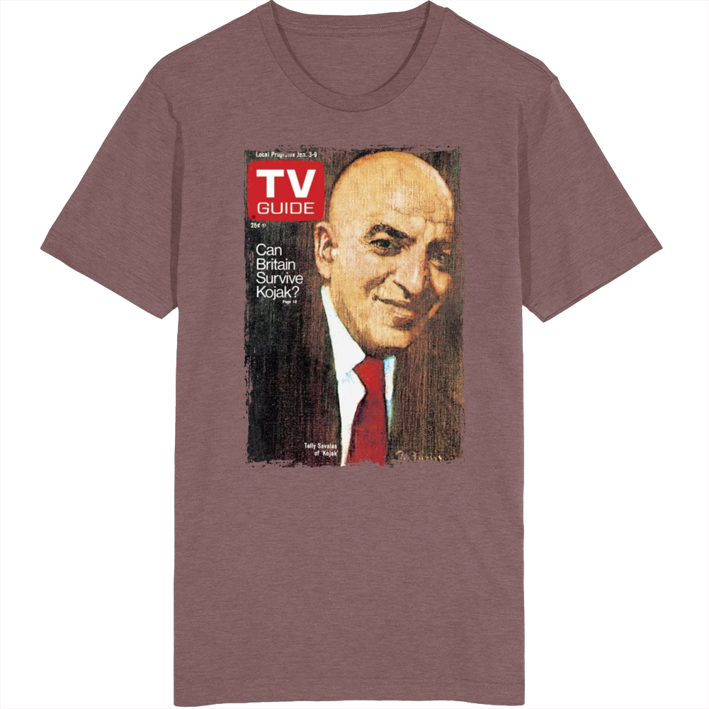 Kojak Telly Savalas Tv Magazine T Shirt