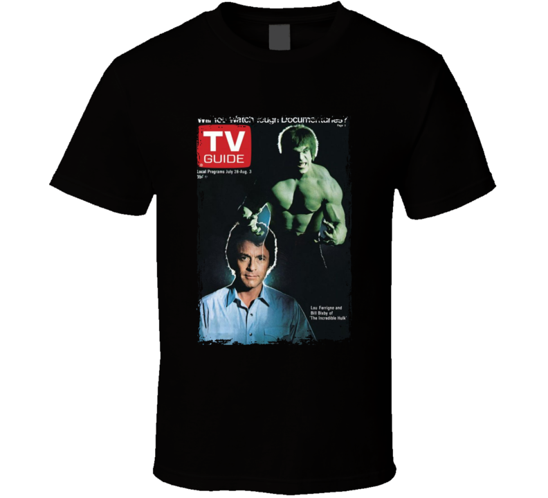 The Incredible Hulk Tv Magazine Cover T Shirt