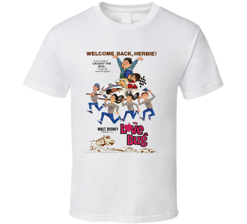 The Love Bug Welcome Back Herbie Movie T Shirt