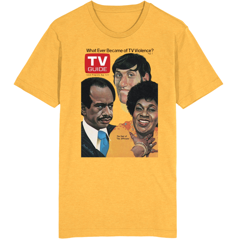 The Jeffersons Tv Magazine Cover T Shirt