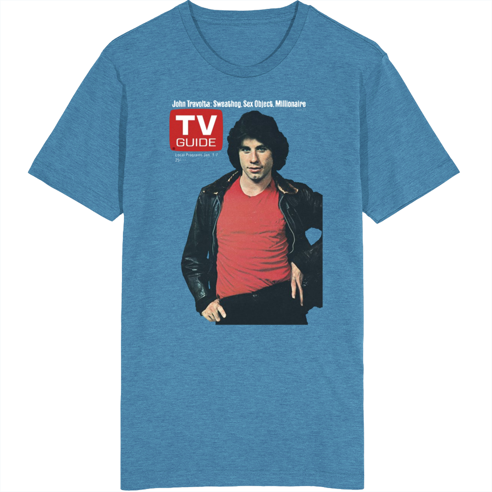 John Travolta Tv Magazine Cover T Shirt