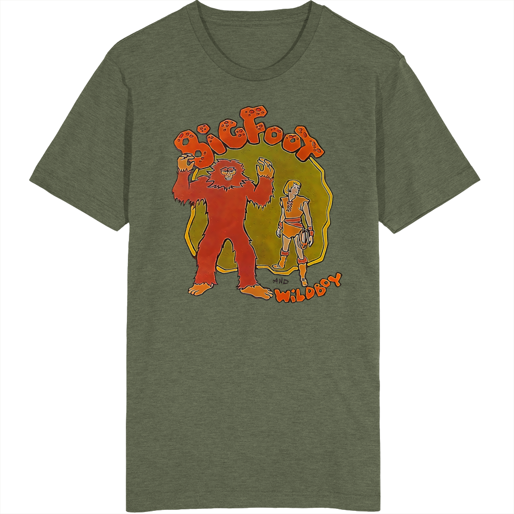 Bigfoot And Wildboy 70s Tv Series T Shirt