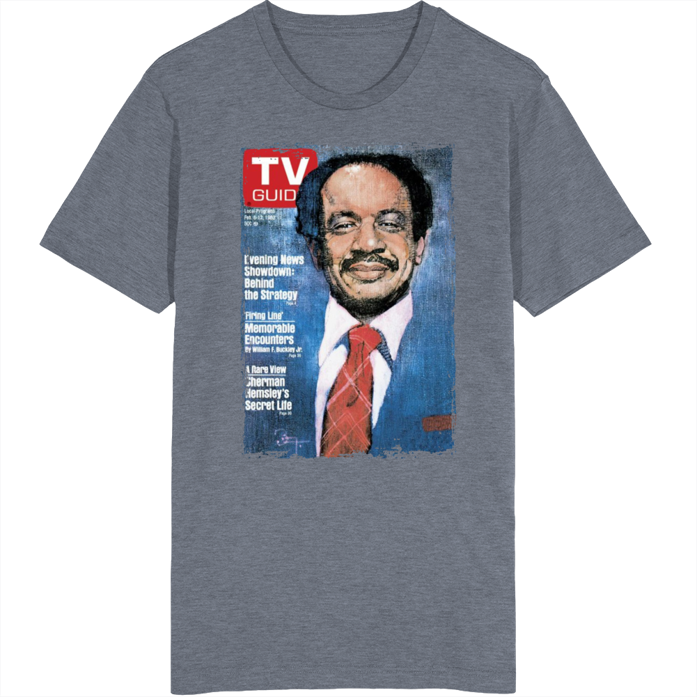 The Jeffersons Sherman Hemsley Tv Magazine Cover T Shirt
