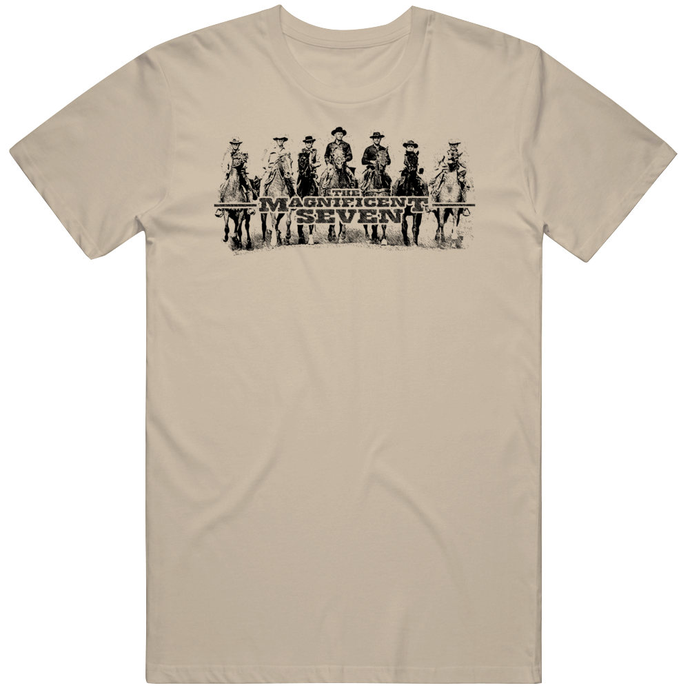 The Magnificent Seven Western Classic Movie T Shirt